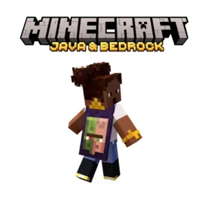 Java & Bedrock Minecraft Experience Cape Key